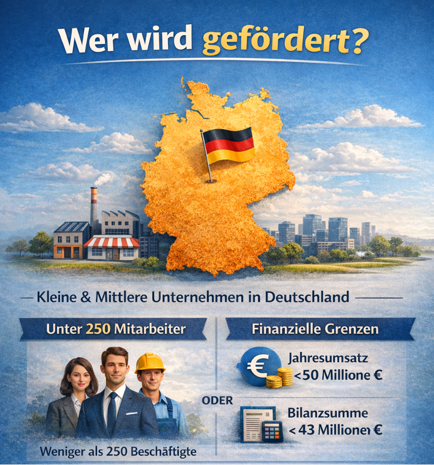 BAFA-Förderung Übersicht: Welche KMU für ISO 9001 Beratungszuschüsse in Deutschland förderfähig sind