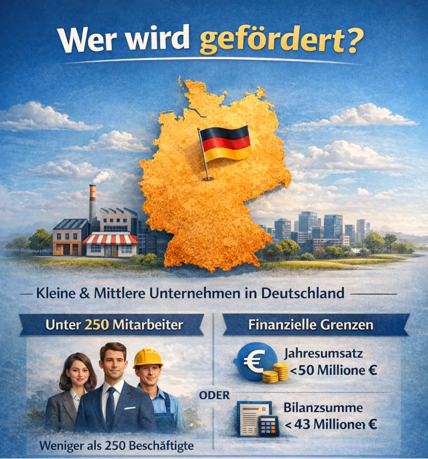 BAFA-Förderung Übersicht: Welche KMU für ISO 9001 Beratungszuschüsse in Deutschland förderfähig sind