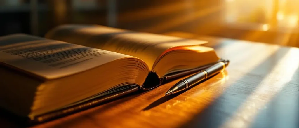 ISO 9001 quality policy document — abstract illustration